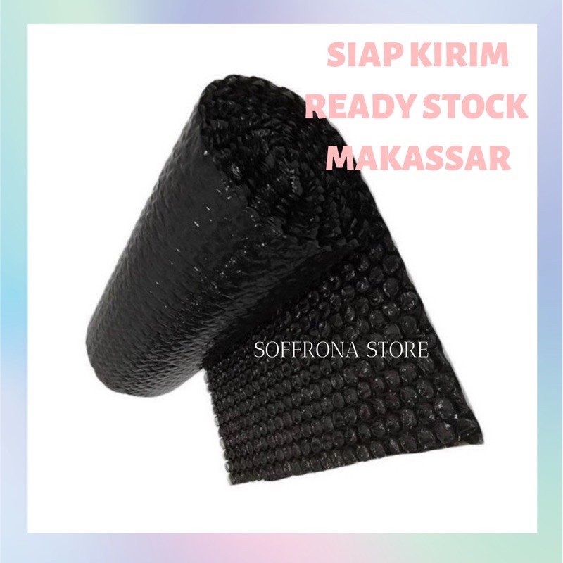 

bubble wrap black 1 meter x 1,25 meter ready stock makassar