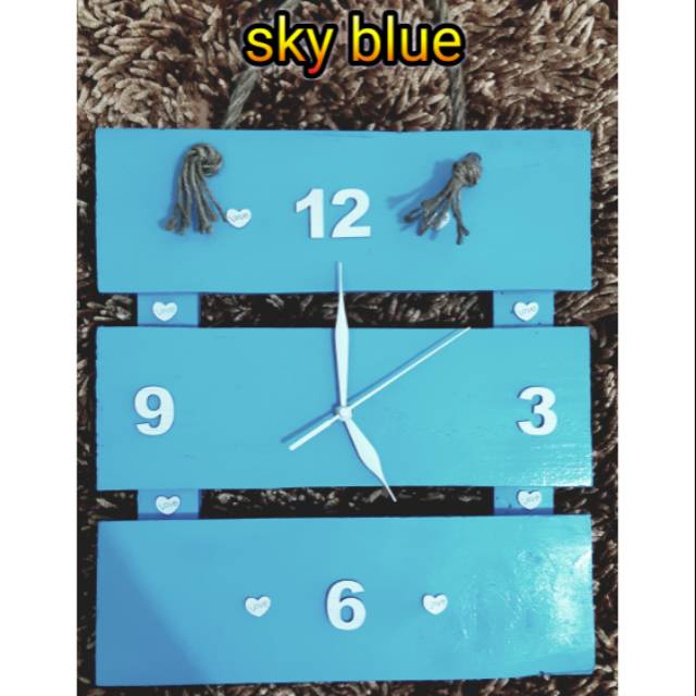 Jam Dinding Kayu Jati Belanda