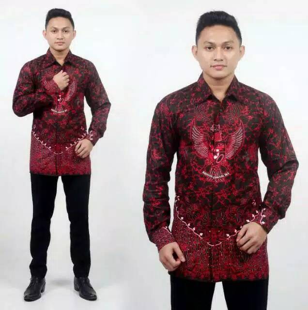 BSWART BATIK HRB 026 KEMEJA BATIK IPNU- IPPNU NASIONAL SIZE M L XL XXL