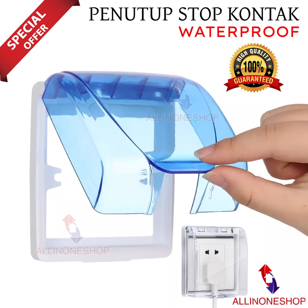 TUTUP PENGAMAN STOP KONTAK / COVER PENGAMAN COLOKAN LISTRIK / PENUTUP DAN PENGAMAN COLOKAN LISTRIK WATERPROOF