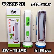 VDR SENTER + LAMPU CAS + POWER BANK ( BISA CAS HAPE) TYPE V-1719 | EMERGENCY | LAMPU | LAMP | LED