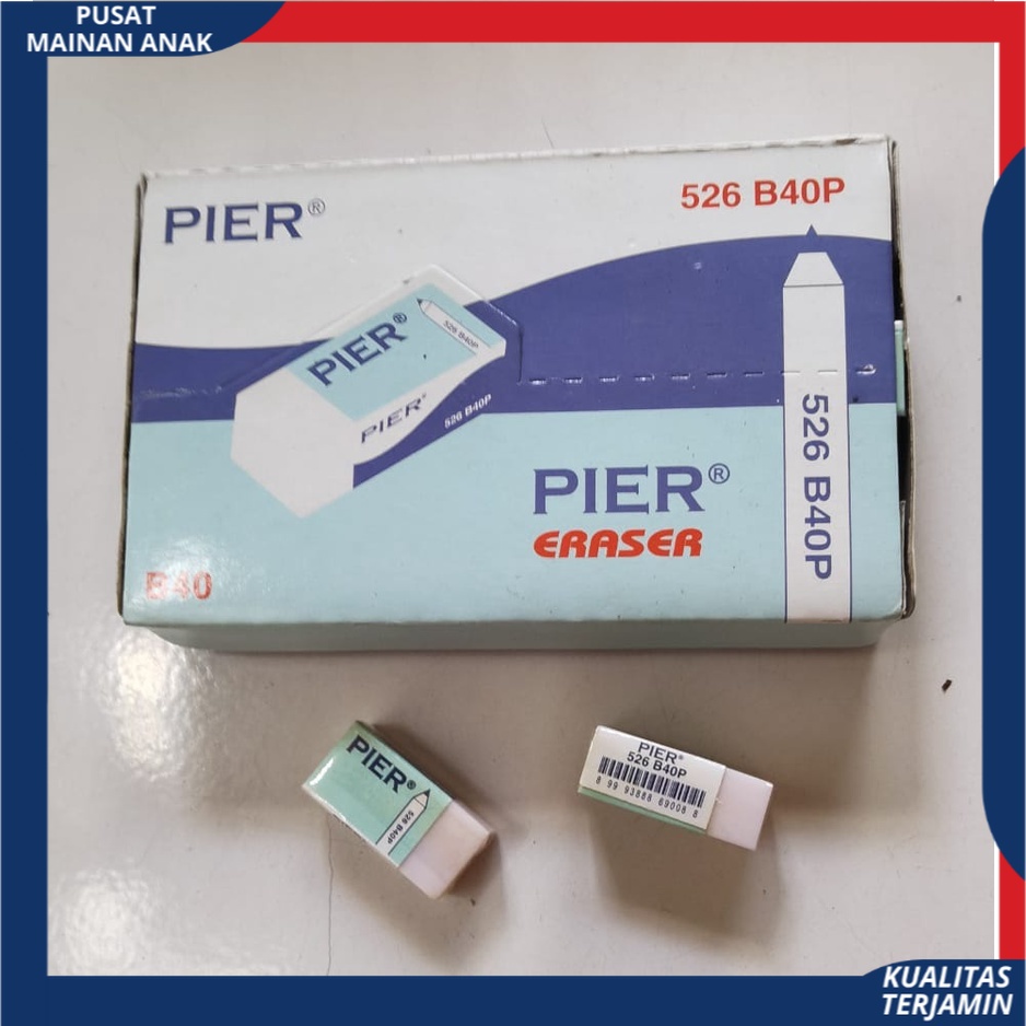 Alat Tulis Stip Penghapus Pensil Eraser / Hapusan Pencil Pier 526-B40P