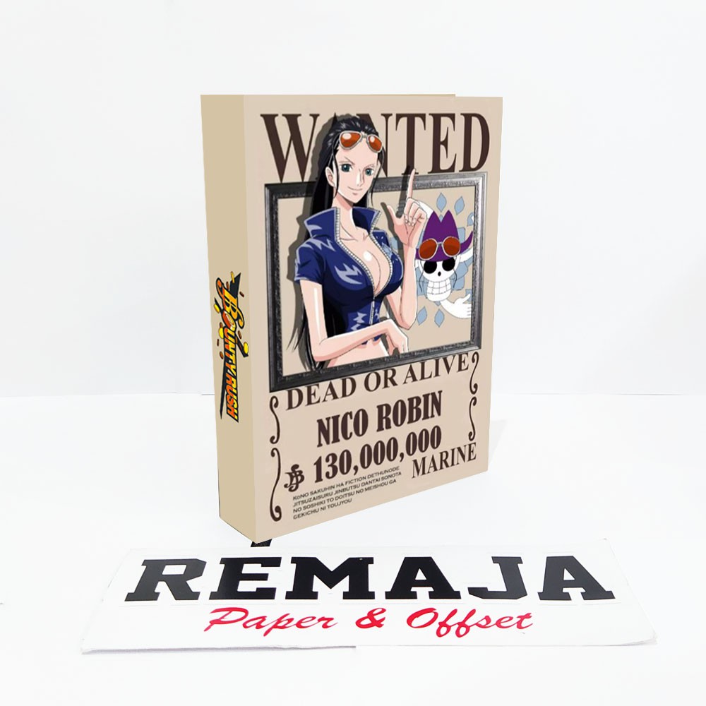 

Pocket book/Notebook Hardcover ONEPIECE NICO ROBIN A6 & A5 / buku tulis catatan notes
