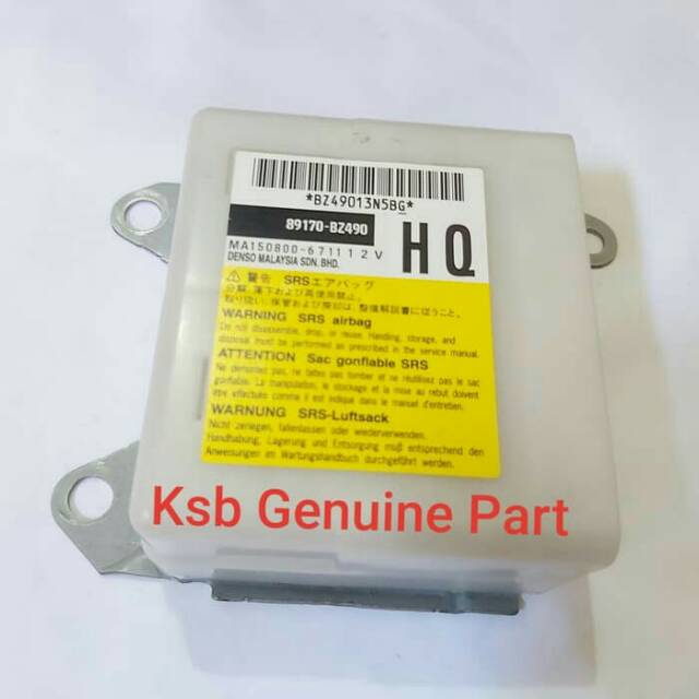 Modul AirBag Computer Komputer Ecu Air Bag Calya Sigra 89170 Bz490 Ori