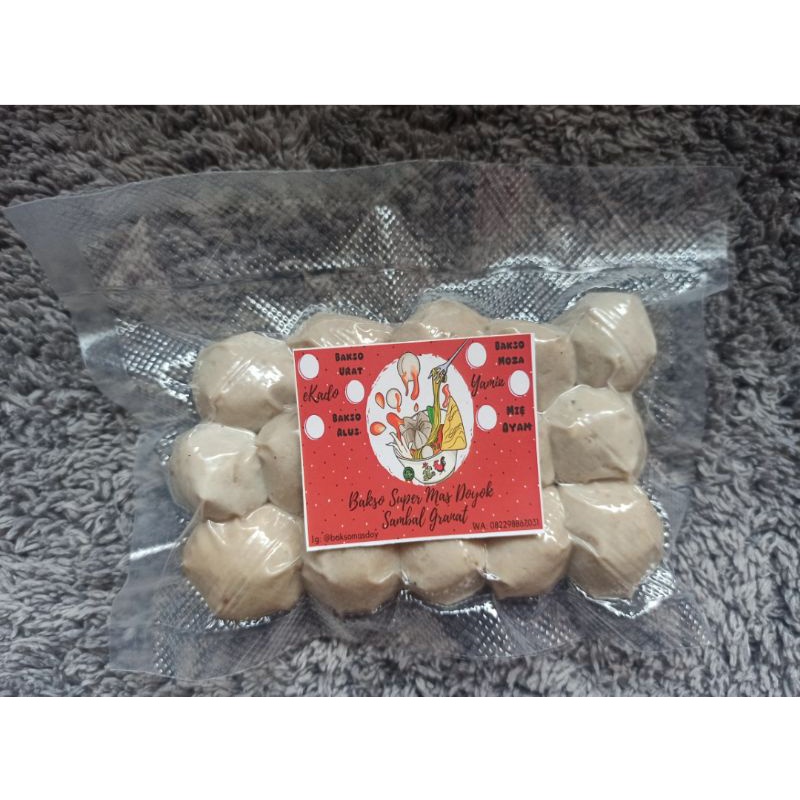 

Bakso Alus Sapi Halal 20pc
