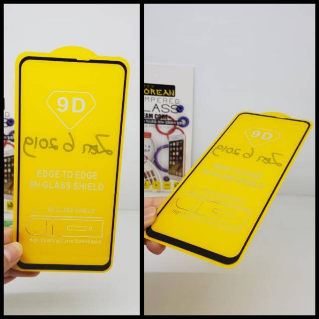 KOREAN Tempered Glass Zenfone 6 2019 6.4&quot; FULL SCREEN TG 5D Asus ZS630KL Asus 6z Ze FULL GLUE