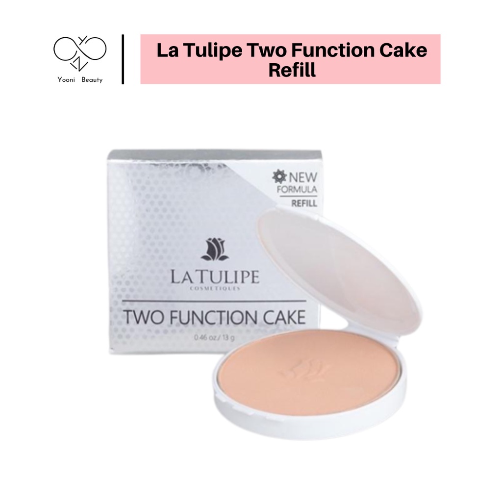 La tulipe Two Function Cake Refill / Latulip TWC Refill / Bedak Padat La Tulipe Refill Murah Bisa CO