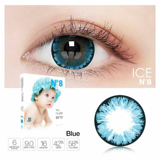 Softlens Diameter Besar 16 mm ICE N8