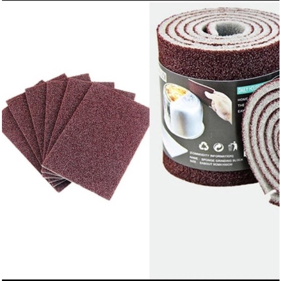 CL Nano Spons Carborundum Emery Pembersih Kerak Peralatan Dapur-1