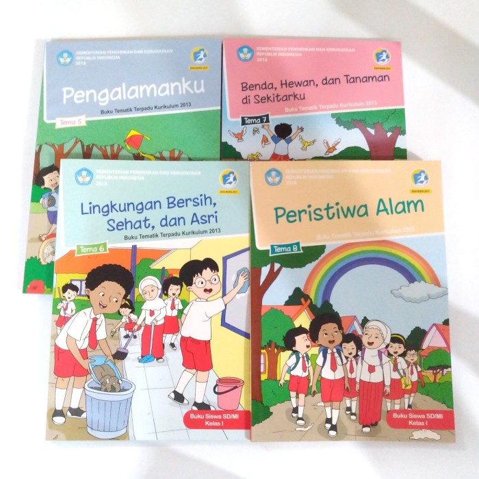 

❤BISA COD❤ BUKU TEMATIK SD PAKET KELAS 1 TEMA 5678