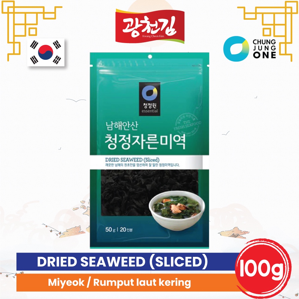 

KC. Daesang chung jung one Dried Seaweed 100g/Rumput Laut Kering Korea