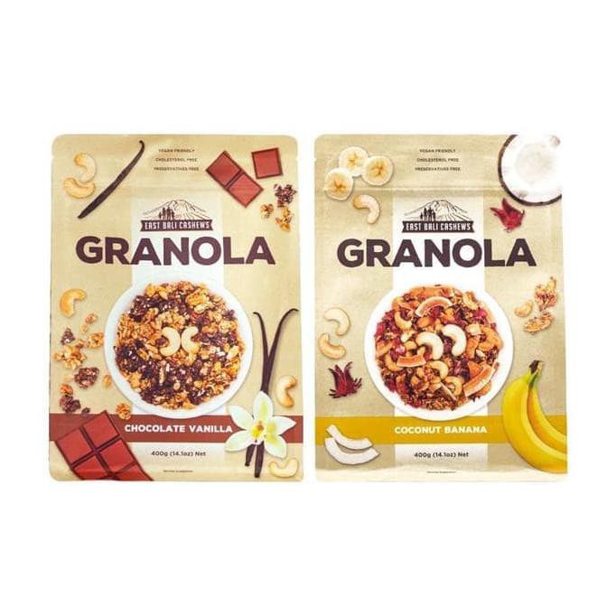 

Ms490 East Bali Cashew Granola 400 G Vegan - Rosella Cinamon S5A9