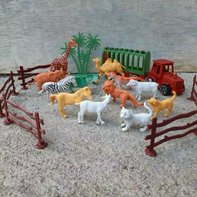 mainan set animal karet isi 12 pcs hewan kebun binatang mainan set animal karet isi 12 pcs hewan kebun binatang