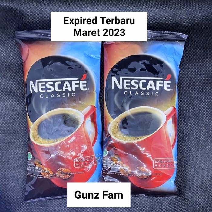 

t01thy Nescafe Classic Vending 120Gr By Nestle Professional Promo ! Ds20X11