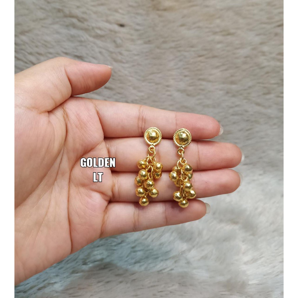 Anting Anggur Imitasi Emas Golden