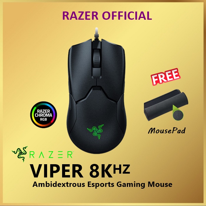 RAZER VIPER 8KHz Ambidextrous Esports - Gaming Mouse