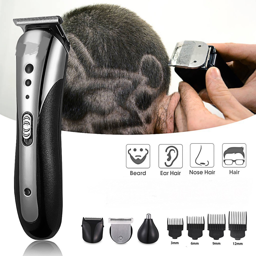 Alat Cukur Clipper KM-1407 Alat Mesin Cukur Rambut Kumis Jenggot Sistem Charger