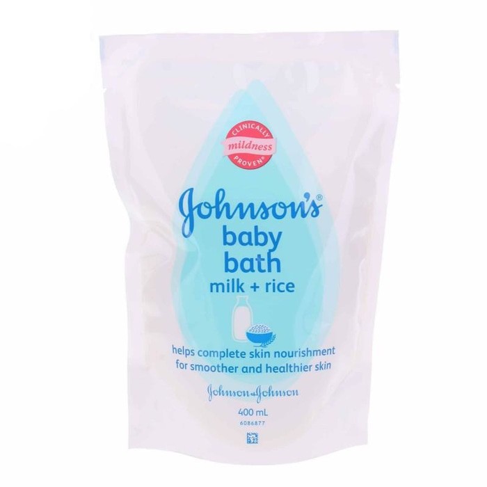 ♥BabyYank♥ JOHNSONS BABY BATH MILK+RICE HAIR &amp; BODY WASH 200ML 400ML 500ML