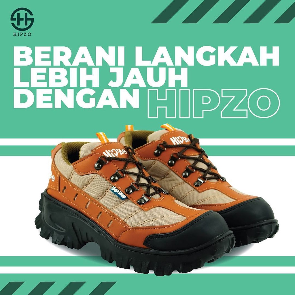 Sepatu Safety Boot Boots Pria Hipzo M52 Original