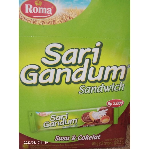 

Roma sari gandun sandwich 12pcs
