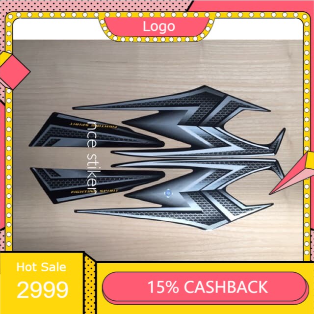 Stiker striping RX King 2004 hitam