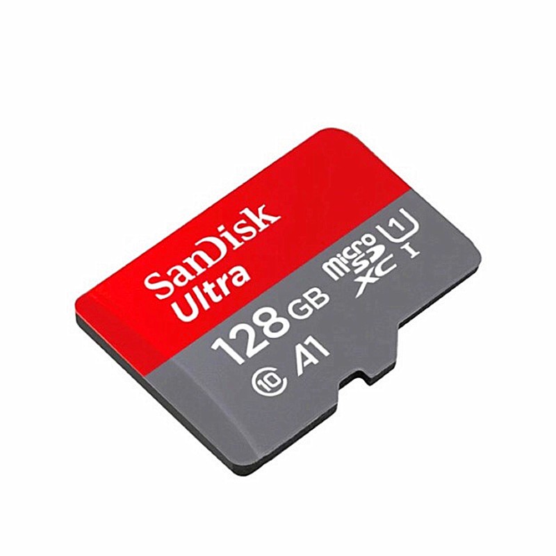 Memory Card Microsdhc Original 128GB + SD Adapter + Card Reader