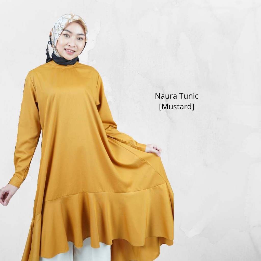 Naura Tunic | Atasan Wanita | Tunik Wanita Polos