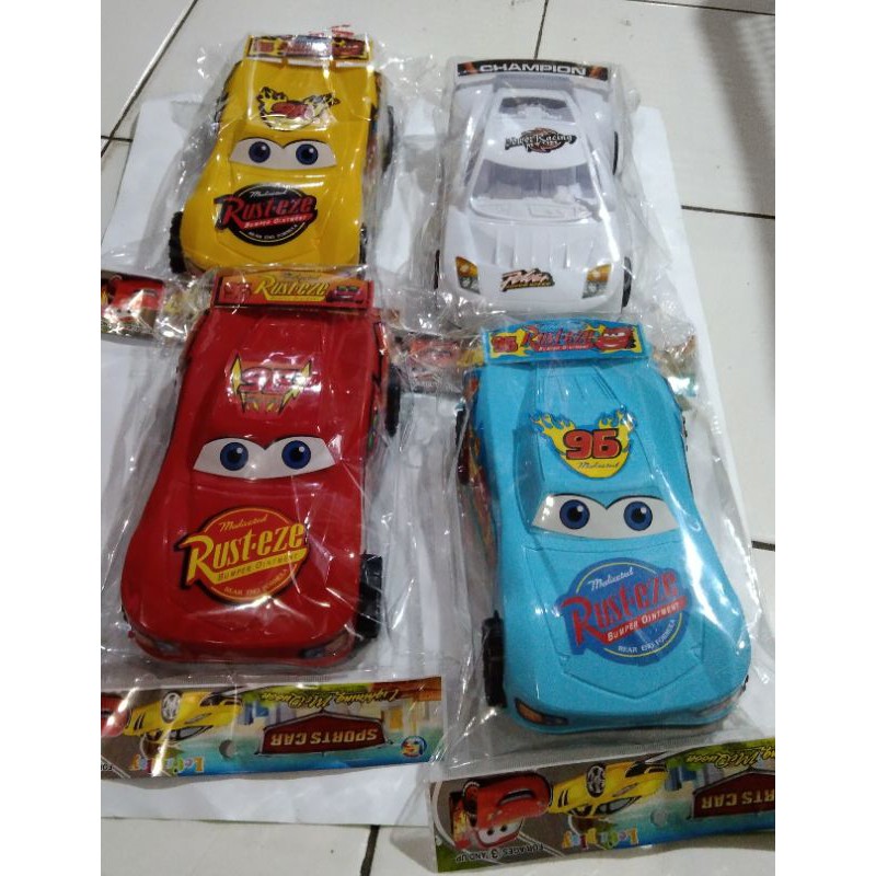 mainan anak mobil Cars kantong