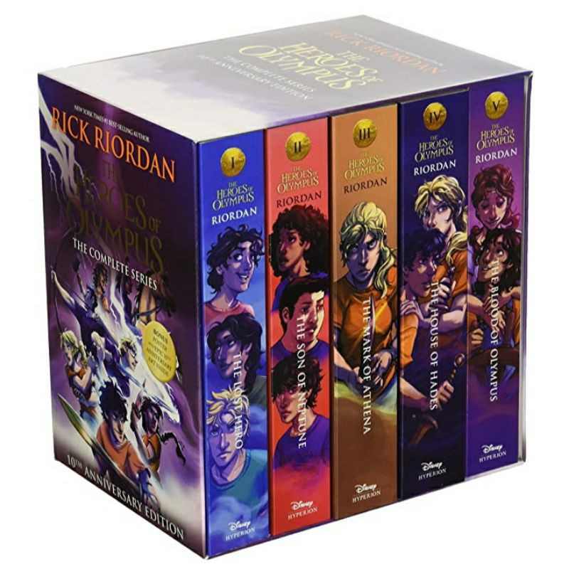 Rick Riordan - The Heroes of Olympus series box set (English)