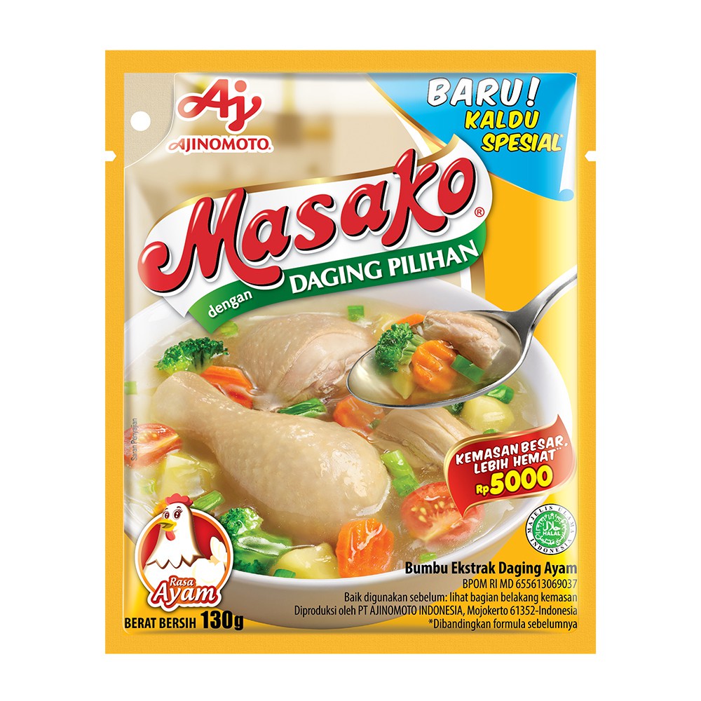 MASAKO PENYEDAP RASA AYAM 130g