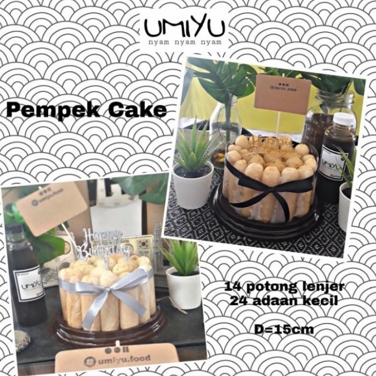 Pempek cake / umiyu cake / birthday cake / kue ulang tahun