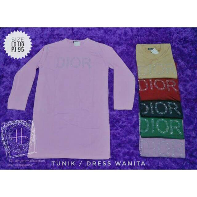 TUNIK / DRESS WANITA DIOR