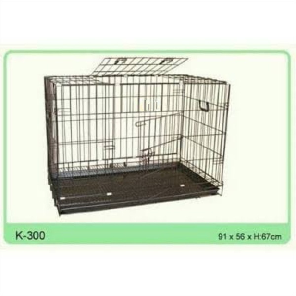 Kandang Besi Lipat Octagon K-300 Cage Hewan Kucing Anjing Besar K300