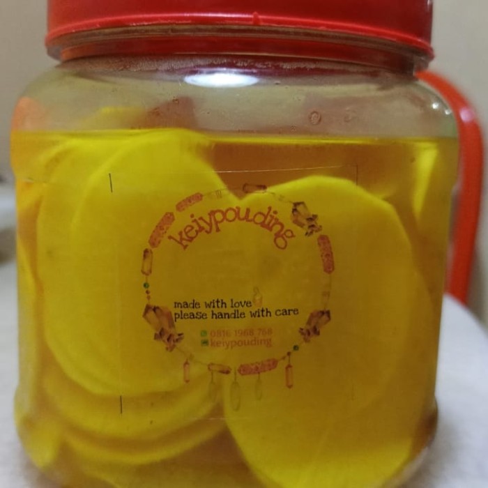 

Danmuji acar lobak kuning Korea Homemade Halal 500gr