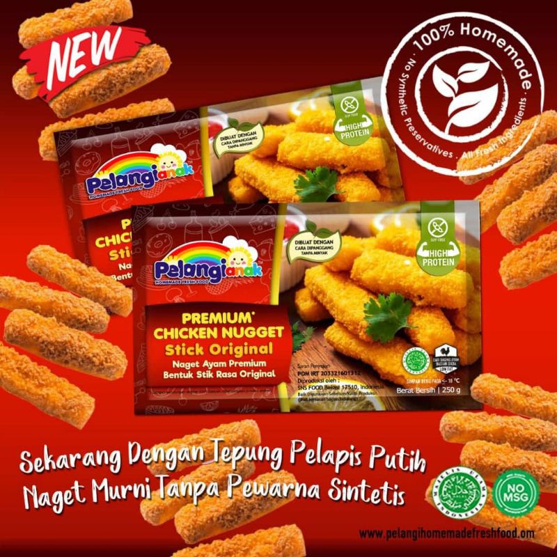 

Chicken Nugget Stik Original Pelangi