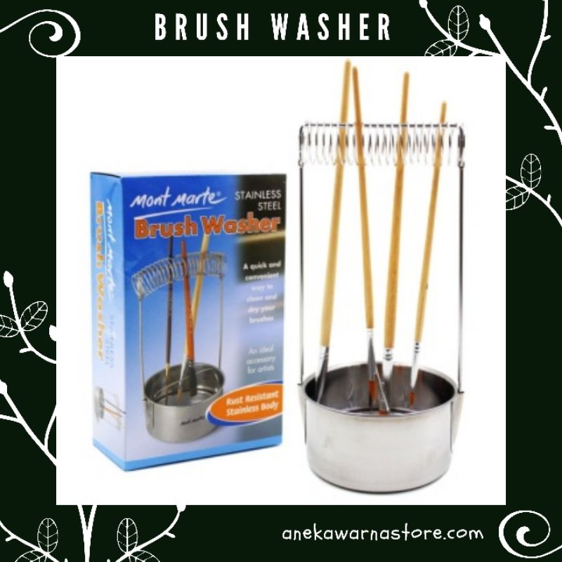 

Mont Marte Brush Washer Stainless Steel