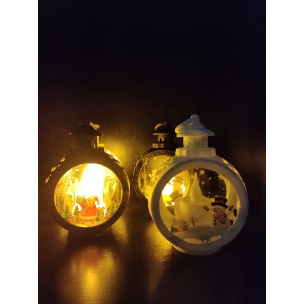 [ORGM] *NATAL* Lampu Dekorasi Natal Lampu Led Lentera Natal motif Santa dan Snowman