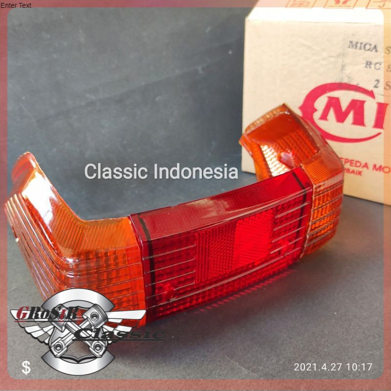 Mika stoplamp Rc80 Rc100 set mika lampu belakang RC+sen