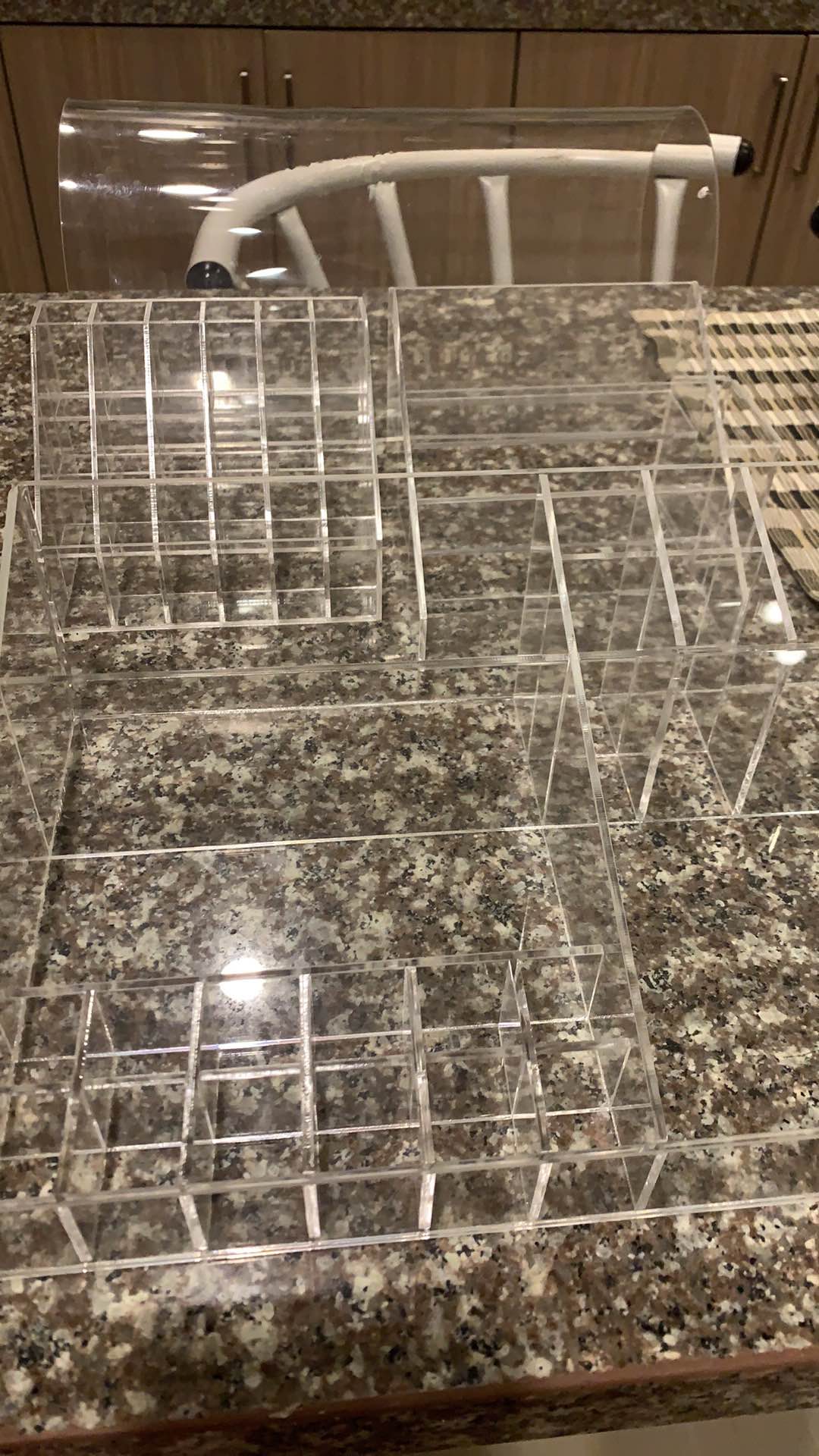 Tempat Lipstik Akrilik,acrylic Display Uk Kotak 2x2cm Isi 24