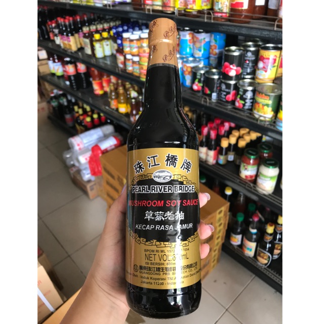 Pearl River Bridge Mushroon Soy Sauce / Kecap Rasa Jamur PRB 600ml