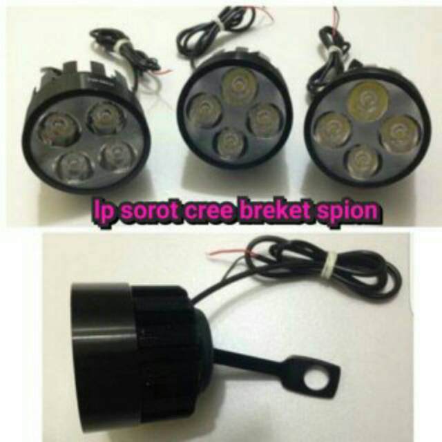 Lampu Tembak Di Spion 4 mata LED Universal Import