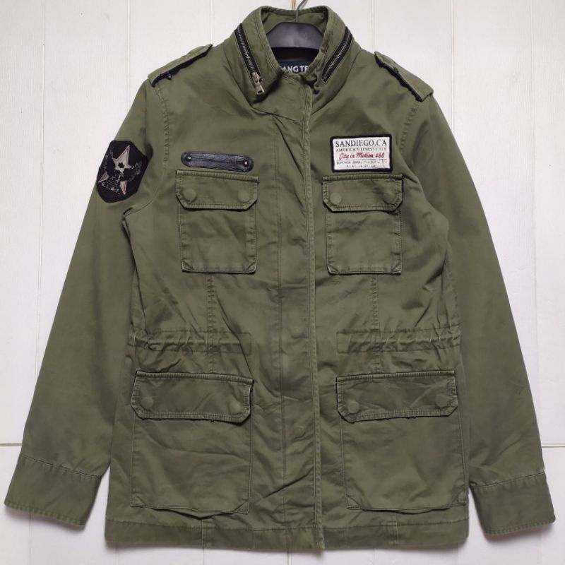 JAKET PARKA HANGTEN M65 FIELD JACKET MILITARY FASHION SIZE M