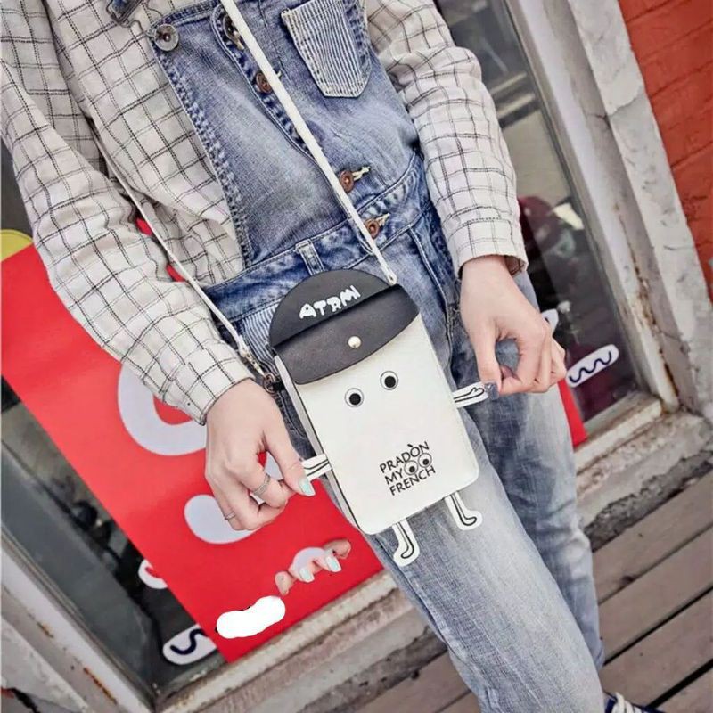 SLING BAG WANITA  WALLET POCKET PHONE
