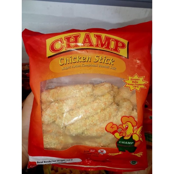 

Champ Chicken Nugget Stick 250grm