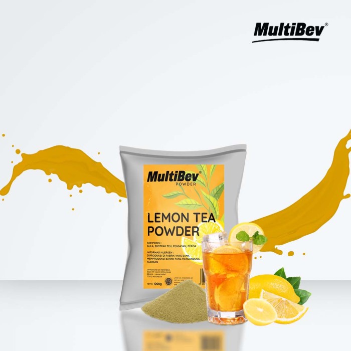 

(BISA COD) MULTIBEV Lemon Tea Powder - Bubuk Teh Lemon 1 kg