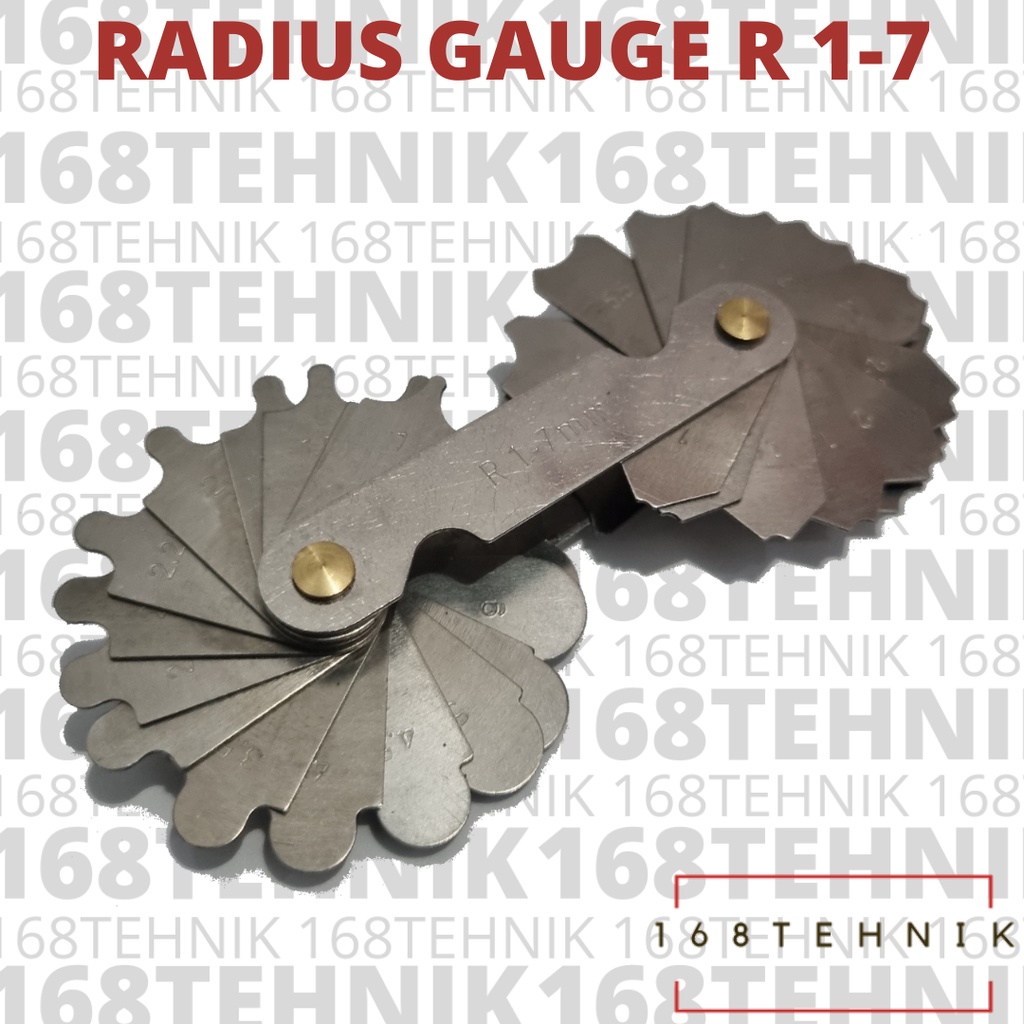 Jual RADIUS GAUGE R17.0 / ALAT PENGUKUR RADIUS GAGE / ALAT UKUR CELAH