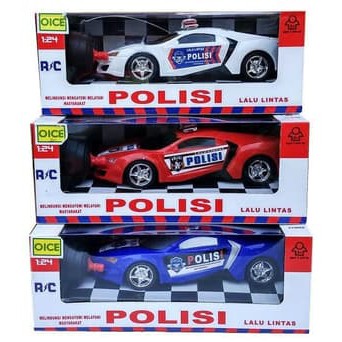 MAINAN ANAK MOBIL RADIO REMOTE CONTROL POLISI POLICE CAR RC R/C