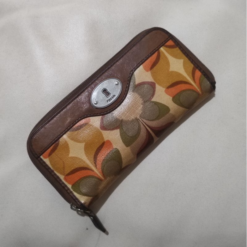 Dompet Fossil Keyper Key Per Long Wallet Pteloved