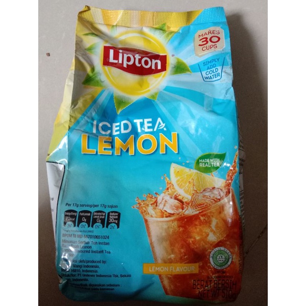 

Lipton iced tea lemon 510g