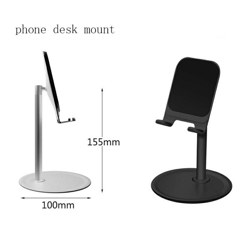 DESKTOP SUPPORT Phone &amp; Tablet Holder Stand Mount Universal Desktop Holder Aluminium Alloy